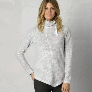 Prana Mattea Sweater, Natural, Size Large (10-12)